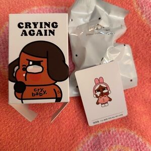 AUTHENTIC* Pop Mart Cry Baby Crying Again Figure (I’ll Give You All My Love).